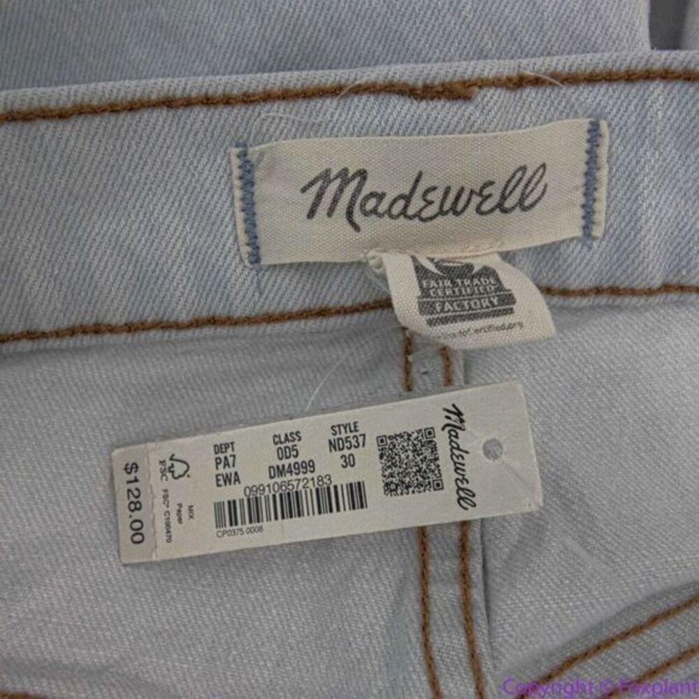 NEW Madewell The‎ Perfect Vintage Wide-Leg Crop Jean in Edmunds Wash, 30 - Picture 12 of 16